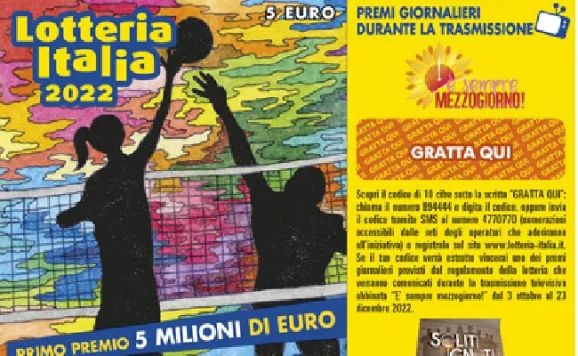 Lotteria Italia 2022, vendite in calo in Molise: staccati 24mila biglietti (-12,3%)