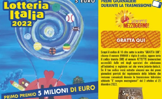 Lotteria Italia 2022, Toscana: 408mila tagliandi staccati, a Siena boom di vendite (+10,1%)