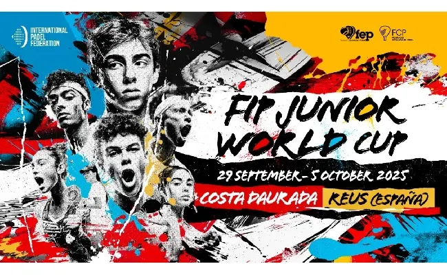 FIP Junior World Cup 2025, in campo il futuro del padel mondiale: dal 29 settembre al 5 ottobre la NextGen protagonista in Spagna