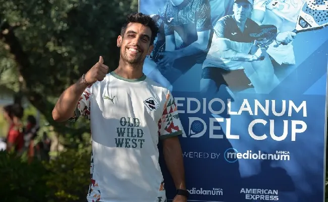 Marco Cassetta, l'eroe azzurro del padel che ama la Sicilia: "La maglia del Palermo? Un omaggio a una terra che amo e al mio compagno Abbate"