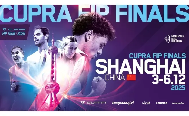 CUPRA FIP Finals 2025: l’elite del padel mondiale scende in campo a Shanghai, in Cina, dal 3 al 6 dicembre