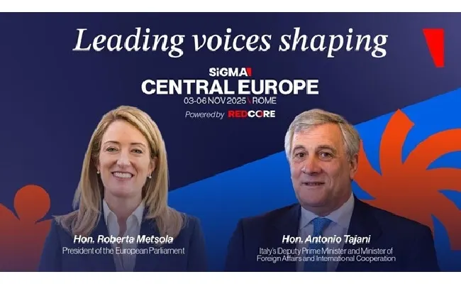 SiGMA Central Europe 2025: dal 3 al 6 novembre a Roma operatori, politici, regolatori e aziende discutono del futuro del gioco