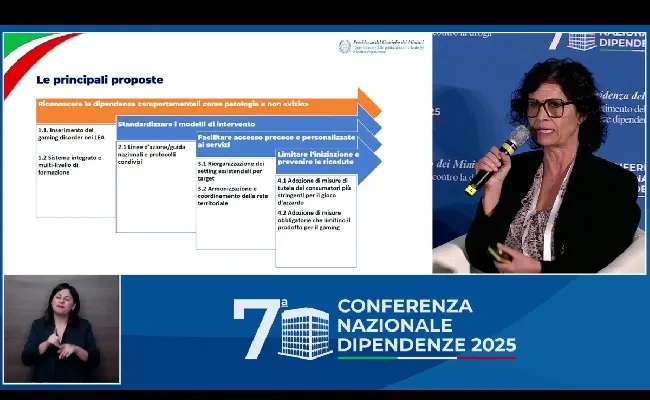 Conferenza Dipendenze 2025, Mortali (Iss): “Formare gli operatori del gioco e creare linee guida aggiornate anche per l’online”