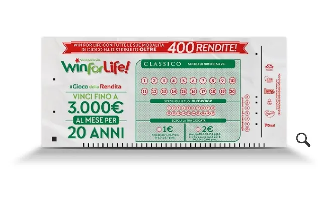 Win For Life classico: centrato online un "10" da 10.500 euro