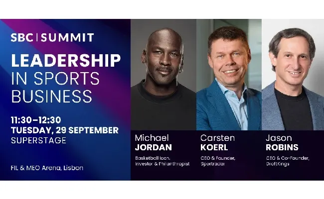 Michael Jordan, Carsten Koerl e Jason Robins apriranno l'SBC Summit 2026