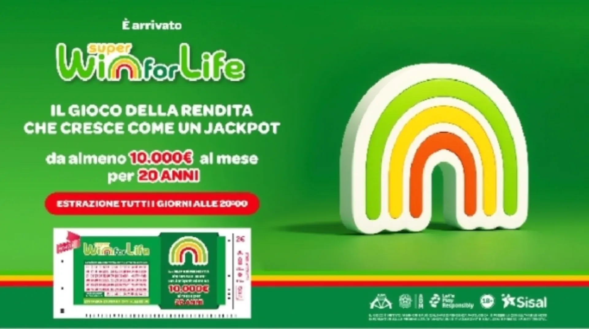 Super Win for Life, estrazione di sabato 30 agosto 2026: la combinazione vincente